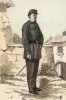 Лейтенант Версальского батальона парижской полиции в униформе образца 1871-1873 гг. Ville de Paris. Histoire des gardiens de la paix. Париж, 1896