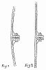 Вертикальное и горизонтальное сечение узлов соединения чугунных пластин маяка Гиббс--Хилл, построенного английскими инженерами на Бермудских островах -- коронном владении Великобритании (Supplement to The Illustrated London News от 20/04/1844 г.)
