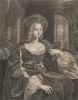 Портрет Иоанны Арагонской, королевы Сицилии. С живописного оригинала работы Рафаэля и Джулио Романо.