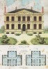 Домик в Нёйи-сюр-Сен от архитектора Декурба (из популярного у парижских архитекторов 1880-х Nouvelles maisons de campagne...)