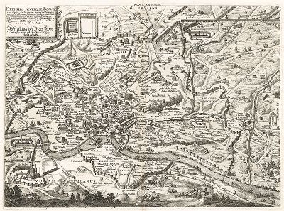 Карта Древнего Рима. 