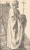 Апостол Филипп. Гравюра Альбрехта Дюрера, выполненная в 1526 году (Репринт 1928 года. Лейпциг)