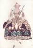 Chinoise. Китаянка. Леон Бакст, эскиз костюма для балета "Спящая красавица". L'œuvre de Léon Bakst pour "La Belle au bois dormant", л.XVI. Париж, 1922