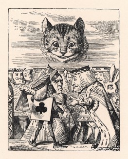 Король говорил, что раз есть голова, то её можно отрубить (иллюстрация Джона Тенниела к книге Льюиса Кэрролла «Алиса в Стране Чудес», выпущенной в Лондоне в 1870 году)