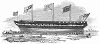 Спуск на воду нового корабля британского флота под названием "Монарх", предназначенного для торговли в Ост--Индии, построенного в 1844 году на судостроительной верфи в лондонском районе Блэкуолл (The Illustrated London News №111 от 15/06/1844 г.)