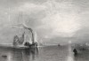 Последний рейс корабля "Отважный" (лист из альбома "Галерея Тёрнера", изданного в Нью-Йорке в 1875 году)