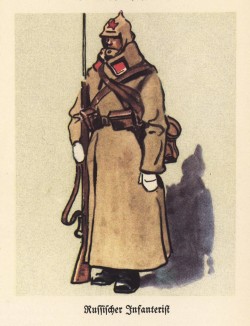 Красноармеец в 1936 году (из популярной в нацистской Германии работы Мартина Лезиуса Das Ehrenkleid des Soldaten... Берлин. 1936 год)