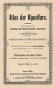 Титульный лист второго тома альбома фотолитографий Atlas der Alpenflora, изданного в Дрездене в 1897 году