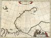 Новая Земля. Nova Zemla. Карта из Atlas Maior Яна Блау, 1664 год