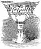 Кубок, изготовленный в честь основания Пембрук--колледжа Кембриджского университета в 1347 году Марией Шатильонской, вдовой Аймера де Валенса, второго графа Пембрука (The Illustrated London News №297 от 08/01/1848 г.)