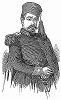 Кристоф Луи Леон Жюшо де Ламорисьер (1806 -- 1865) -- французский генерал и политических деятель, отличившийся во время военных экспедиций в Алжире и Марокко (The Illustrated London News №298 от 15/01/1848 г.)