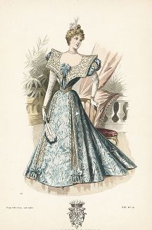 Французская мода из журнала La Mode de Style, выпуск № 48, 1896 год.