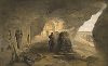 Снайперы, ведущие огонь в пещерной церкви близ Инкермана. The Seat of War in the East by William Simpson, Лондон, 1855 год. Часть I, лист 33