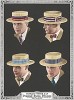 Национальные швейцарские соломенные мужские шляпы от Georges Meyer & Cie. 
