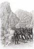 1840 год. Лёгкая пехота французского экспедиционного корпуса в Северной Африке на марше (из Types et uniformes. L'armée françáise par Éduard Detaille. Париж. 1889 год)