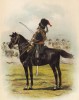 Офицер конной артиллерии голландской армии (иллюстрация к работе Onze krijgsmacht met bijshriften... (голл.), изданной в Гааге в 1886 году)