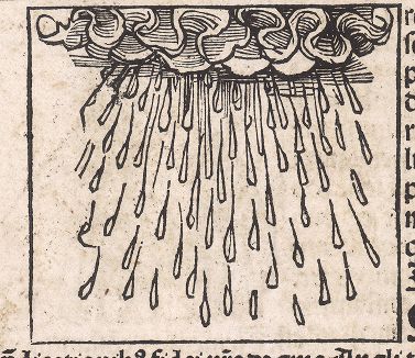 Огненный дождь. Из знаменитой первопечатной книги Хартмана Шеделя "Всемирная хроника", также известной как "Нюрнбергские хроники". Die Schedelsche Weltchronik (Liber Chronicarum). Нюрнберг, 1493
