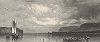 Залив Мьюнсинг, озеро Верхнее. Лист из издания "Picturesque America", т.I, Нью-Йорк, 1872.
