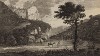 Утёс Мэтлок Хай-Тор в графстве Дербишир (из A New Display Of The Beauties Of England... Лондон. 1776 г. Том 2. Лист 102)