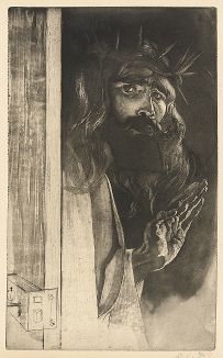 Автопортрет Луи Леграна в образе Христа, 1895 год. 