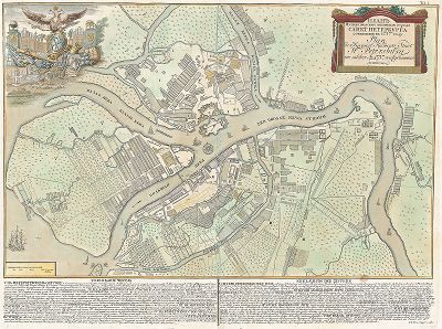 План Императорского столичного города Санкт-Петербурга, сочиненный в 1737 году. 