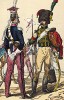 1811 г. Улан 1-го полка и конный егерь французской императорской гвардии. Коллекция Роберта фон Арнольди. Германия, 1911-28