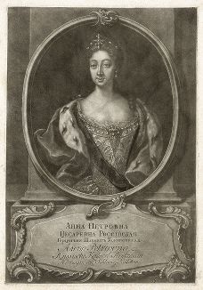 Анна Петровна (1708-1728) -- Цесаревна Российская, Герцогиня Голштейнская. Дочь Петра I и мать Петра III. 