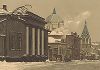 Старопименовский переулок. Гравюра Ивана Павлова из серии "Старая Москва", 1947 год. 