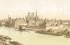 Вид на парижский Дворец Правосудия в 1530 году. Paris à travers les âges..., Париж, 1885. 