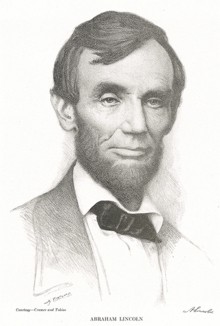 Авраам Линкольн. Карандашный портрет. 