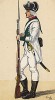 1800 г. Солдат пехотного полка принца Гота королевства Саксония. Коллекция Роберта фон Арнольди. Германия, 1911-29