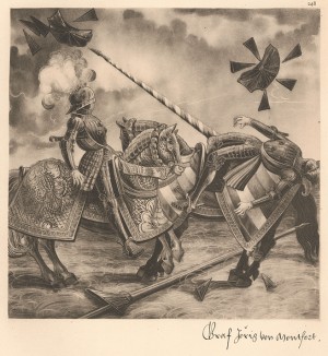 Из Freydal. Des Kaisers Maximilian I. Turniere und Mummereien (Репринт 1882 года. Вена. Лист 248)