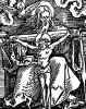 Святая троица. Ганс Бальдунг Грин. Иллюстрация к Hortulus Animae. Издал Martin Flach. Страсбург, 1512