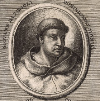 Фра Анджелико, доминиканский монах, в постриге принял имя Джованни да Фьезоле.