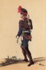 1860-е гг. Горный артиллерист армии Испании в парадной форме (из альбома литографий L'Espagne militaire, изданного в Париже в 1860 году)