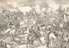 Русско-турецкая война 1877-78 гг., один из первых боевых эпизодов. Стычка нашей кавалерии с турецкой конницей на кавказско-турецкой границе в десятых числах апреля 1877 года. Москва, 1877