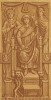 Консул Флавий Магнус, правивший Галлией в V веке, изображённый на консульском диптихе (из Les arts somptuaires... Париж. 1858 год)