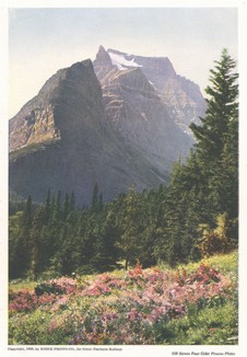 Национальный Парк Глейшер, Монтана, США. Почитается индейцами как священный край, также называется "Американскими Альпами". 