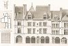 Особняк эпохи Возрождения в Орлеане (XVI век). Archives de la Commission des monuments historiques, т.3, Париж, 1898-1903. 