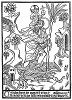 Святой Христофор из Буксгейма -- мученик, живший в III веке, изображаемый как великан, переносящий через реку младенца Христа -- гравюра на дереве, Германия, 1423 год (The Illustrated London News №103 от 20/04/1844 г.)
