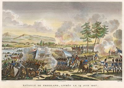 Битва под Фридландом 14 июня 1807 года. 