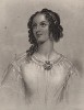 Миранда, героиня пьесы Уильяма Шекспира "Буря". The Heroines of Shakspeare. Лондон, 1850-е гг.