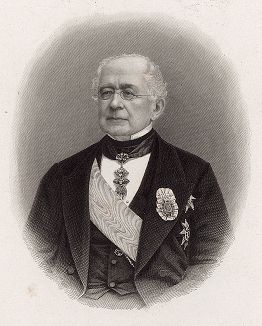 Светлейший князь Александр Михайлович Горчаков (1798-1883) - последний канцлер Российской империи.