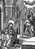 Благая весть. Из Benedictus Chelidonius / Passio Effigiata. Монограммист N.H. Кёльн, 1526
