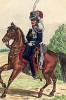 Офицер. Гвардейский казачий эскадрон короля Пруссии был создан 13 февраля 1813 г. из нижних чинов и офицеров, отозванных из полка конной гвардии, Гвардейского уланского эскадрона и других частей. Коллекция Роберта фон Арнольди. Германия, 1911-29