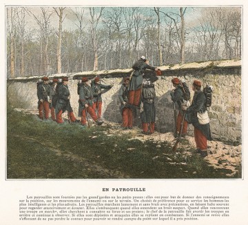Патруль. L'Album militaire. Livraison №2. Infanterie. Serviсe en campagne. Париж, 1890