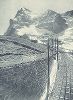 Самая высокогорная железная дорога Европы - "Юнгфрау" в швейцарских Альпах. Les chemins de fer, Париж, 1935