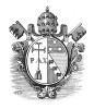 Герб Римской католической церкви и папского государства времен Наполеона I (в авторской версии Ораса Верне). Histoire de l’empereur Napoléon. Париж, 1840