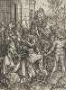 Несение креста. Ксилография Альбрехта Дюрера из сюиты «Большие Страсти», ок. 1500 года. 