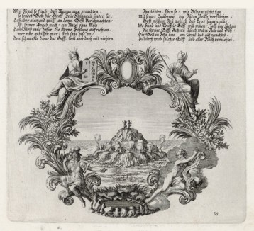 Валаам и Валак (из Biblisches Engel- und Kunstwerk -- шедевра германского барокко. Гравировал неподражаемый Иоганн Ульрих Краусс в Аугсбурге в 1700 году)